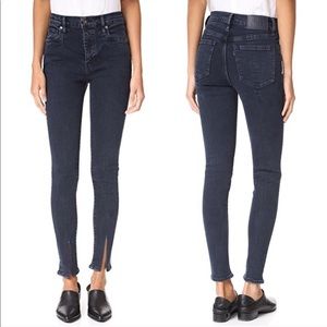 Levi’s (Made & Crafted) Silver High Skinny Jeans